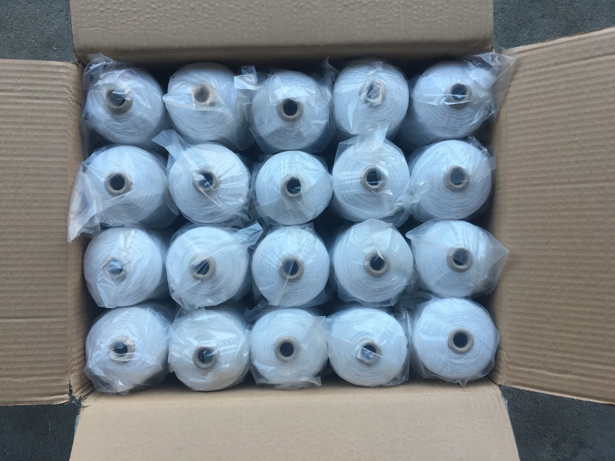 Rubber Covered Knitting Yarns 907575 Elastane Double Covered Spandex Yarn for Socks