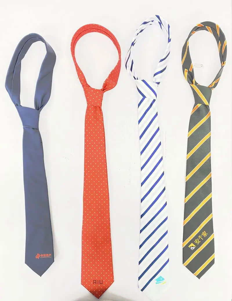 High quality low MOQ custom fashion Latest Custom Fashion Design custom mens tie