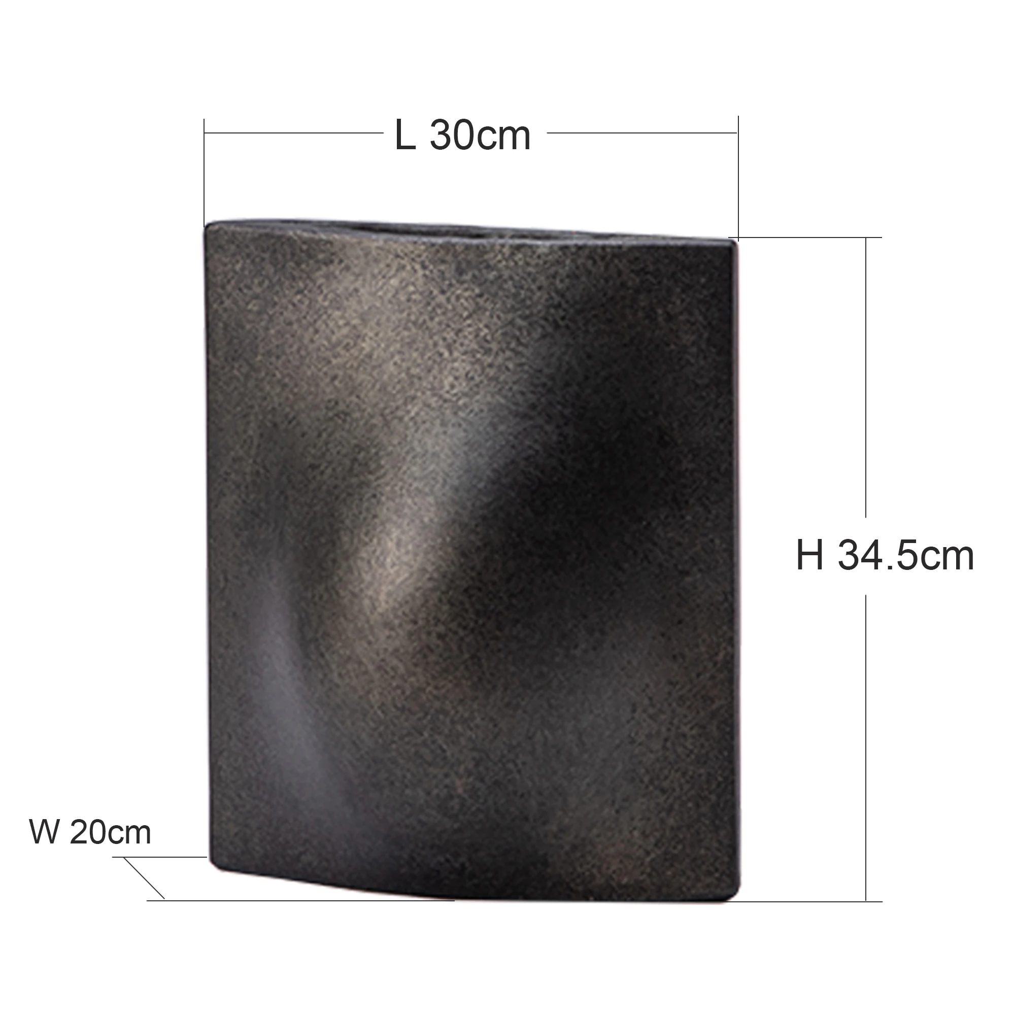 Antique bronze natual handmade artwork ceramic vase luxury decoration