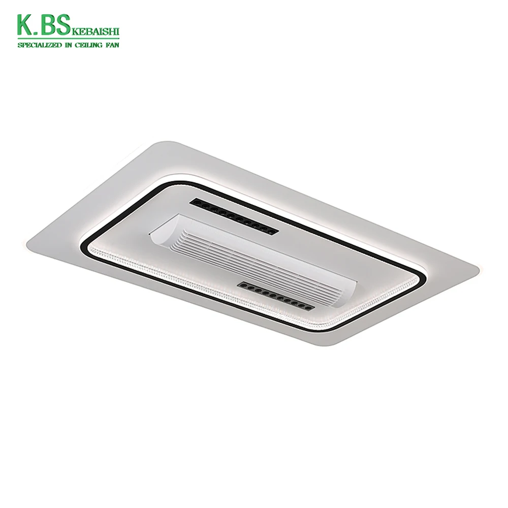 SAA Fan Modern Ceiling Fan Led Bright High Quality Square Ceiling Fan With Light Home