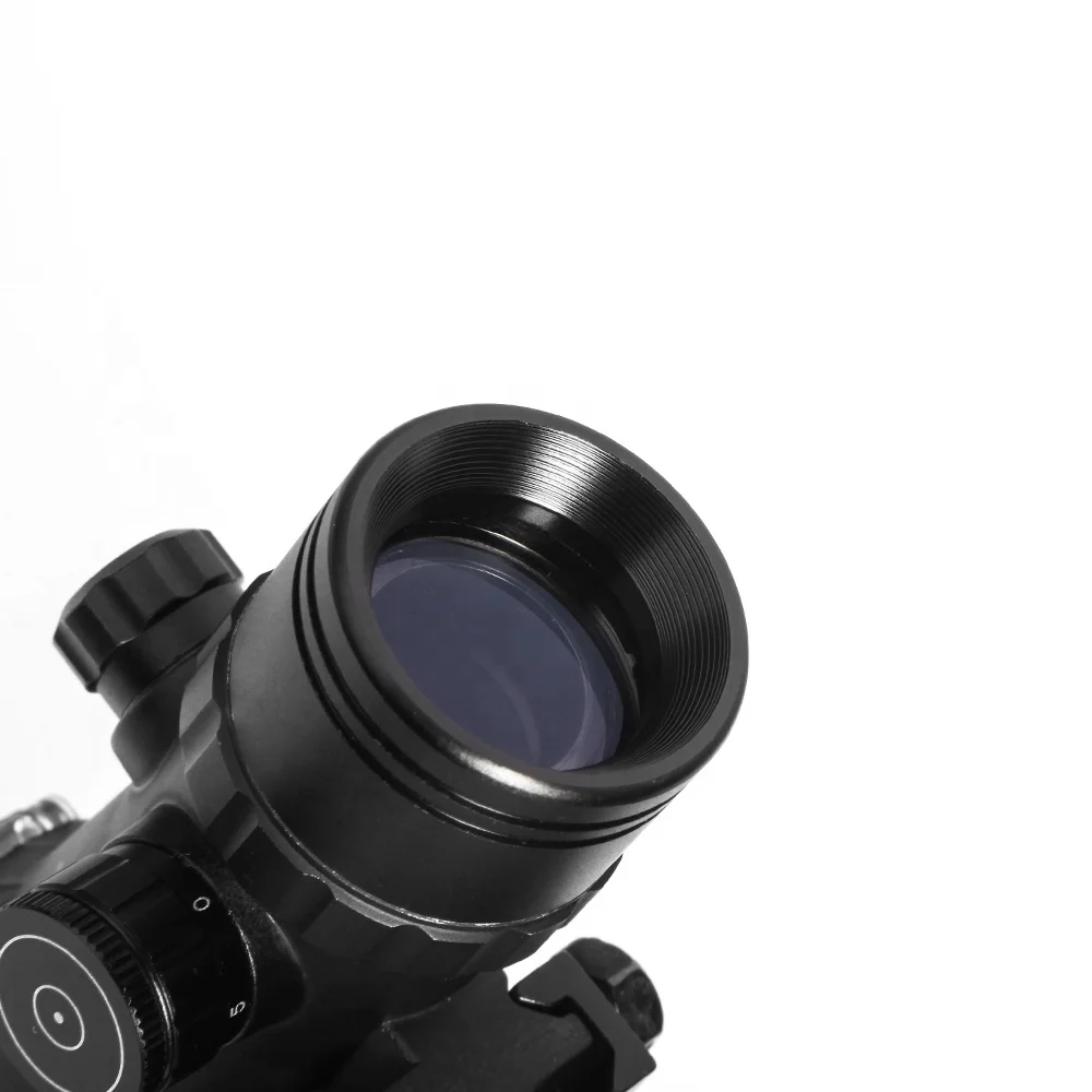 LUGER Wide Angle Field 1X30 Red Dot Sight hunt optical telescopic scope spotting viewfinder reflex lens magnifier aluminium