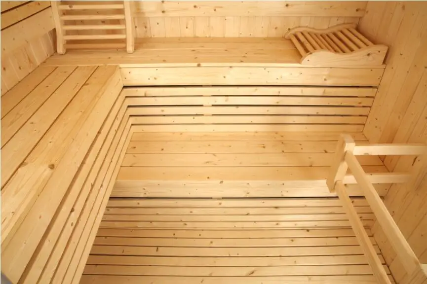 Modern design luxury indoor red cedar indoor sauna room 6 person