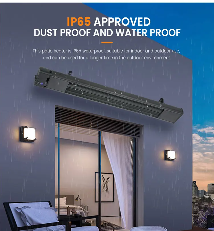 Reliable Factory Designer Outdoor Greenhouse Wall Ceiling Infrared Patio Heaters