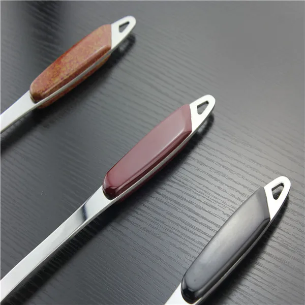 
Eco-friendly Reusable Black Plastic Handle Stainless Steel Kitchen Utensils Set Kitchenware Home Cuisine Cooking Tool 