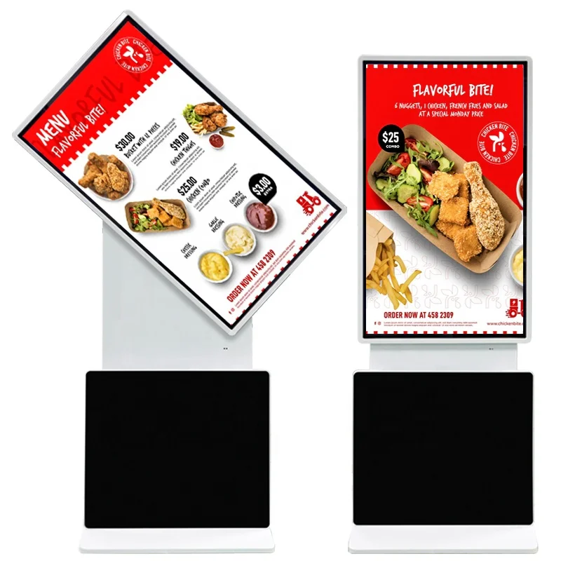 Advertising TV screen with digital signage of totem type digital signage and displays advertising screen kiosk led display ads