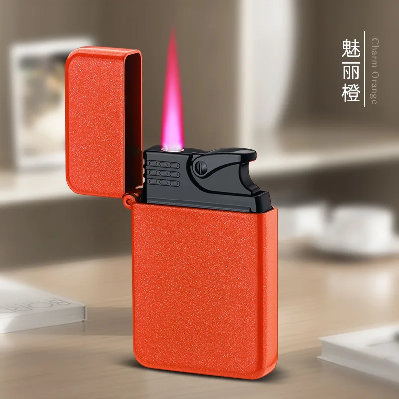 Wholesale Best-Selling Wind Proof Jet Flame Lighters Customized Logo Design Printing Lighters