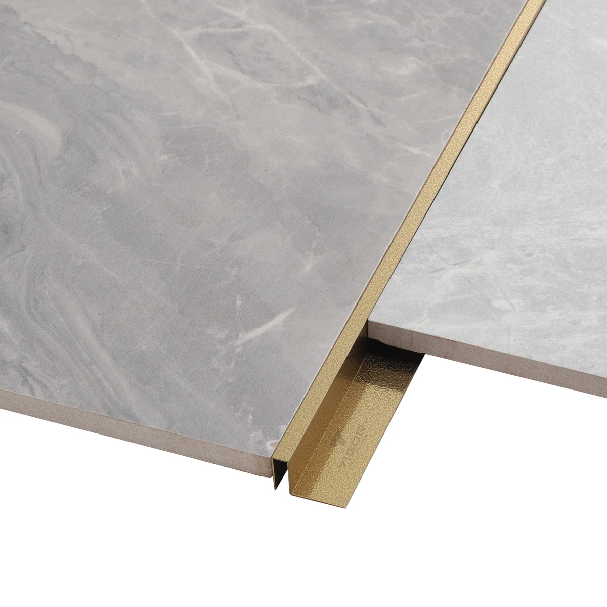 Chrome square edge tile trim embossed stainless steel wall edge protection tile trim matt stainless steel tile trim corners