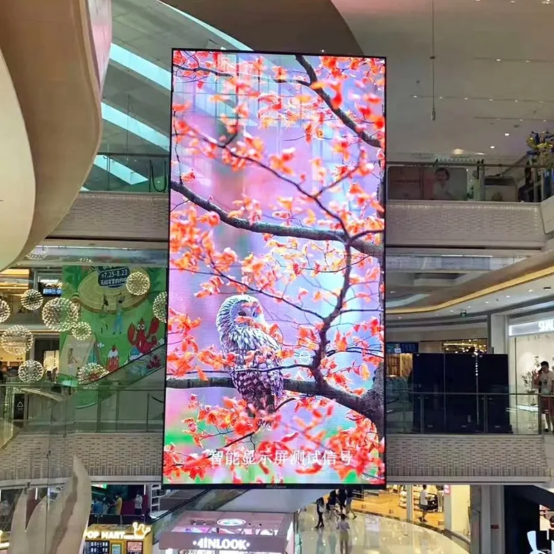 Hanging Installation P3.91 mm Indoor Curtain Led Advertising Video Display  Panel Transparent Led Screen For Shopping Mall