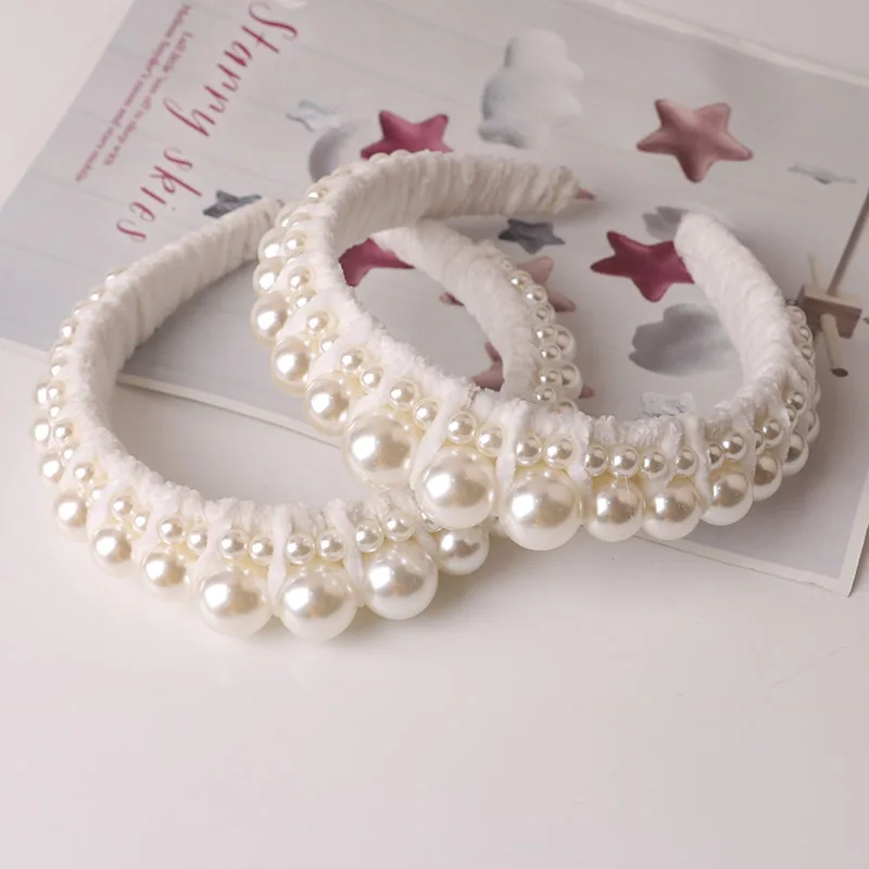wholesale 2022 New design Rhinestone Headbands luxury headbands for women wedding hairband pearl bridal hair accessories