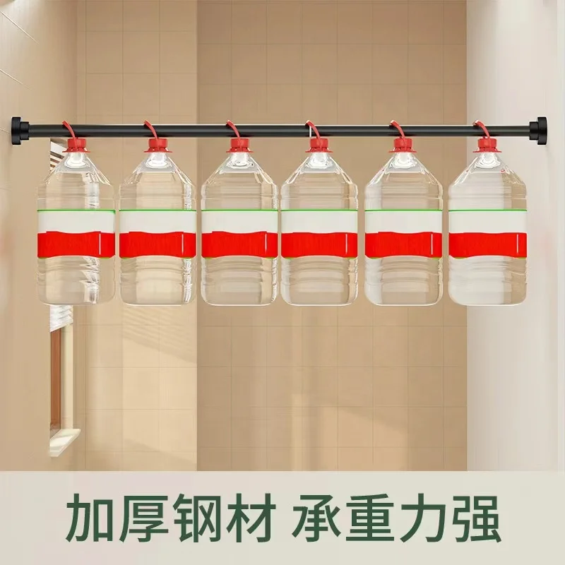 Attractive designed stainless steel extendable shower curtain rail curtain shower rod bathroom rod for window or door