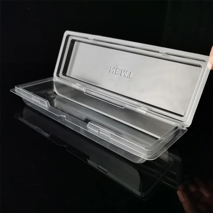 
Professional customized size battery plastic tray blister packaging wholesale with lid 