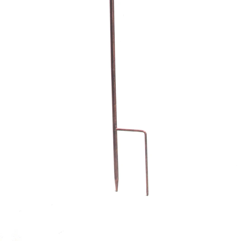 Decorative 3D Kinetic Outdoor Metal Wind Spinners Wind Catchers for Garden Decorations Double Wind Spinner with Stake