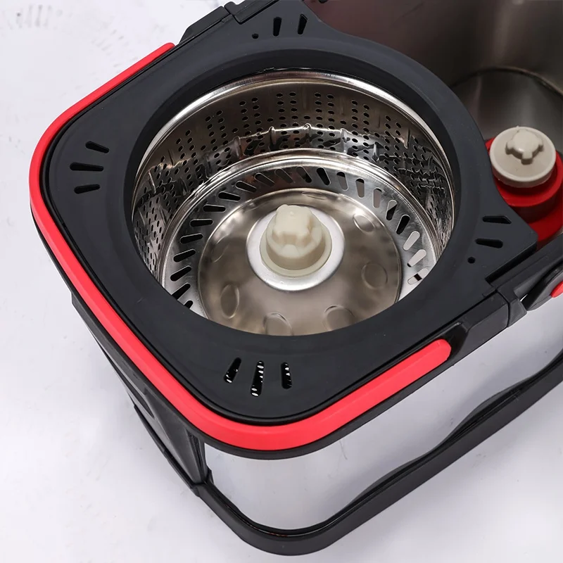 YS33 YOLO Wholesale Telescopic Spin Mop with Bucket Stainless Steel Microfiber Mops