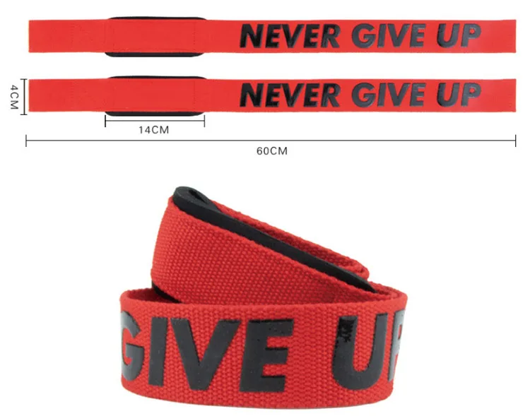 Customized Gym Lifting Straps Fitness Wrist Wraps Padded Weight lifting Wrist Strap