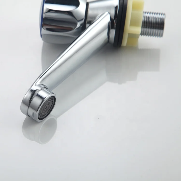 Exquisite rotary switch round handle small basin faucet common in domestic public places