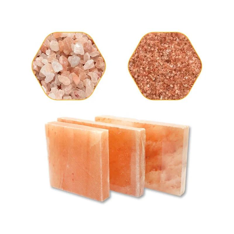 Factory Supply Himalayan Salt Tiles White/Pink Himalayan Salt Bricks For Wall