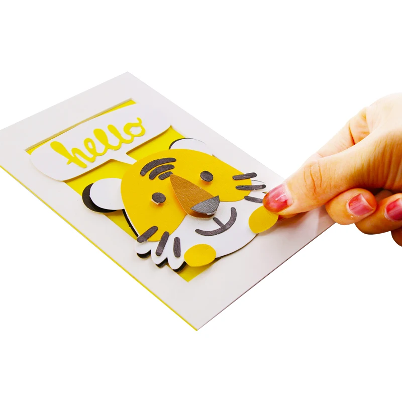 Wholesale Amazon Hot Selling 6Pcs/Set Handmade Educational DIY Learning Toys Sticker For Kids