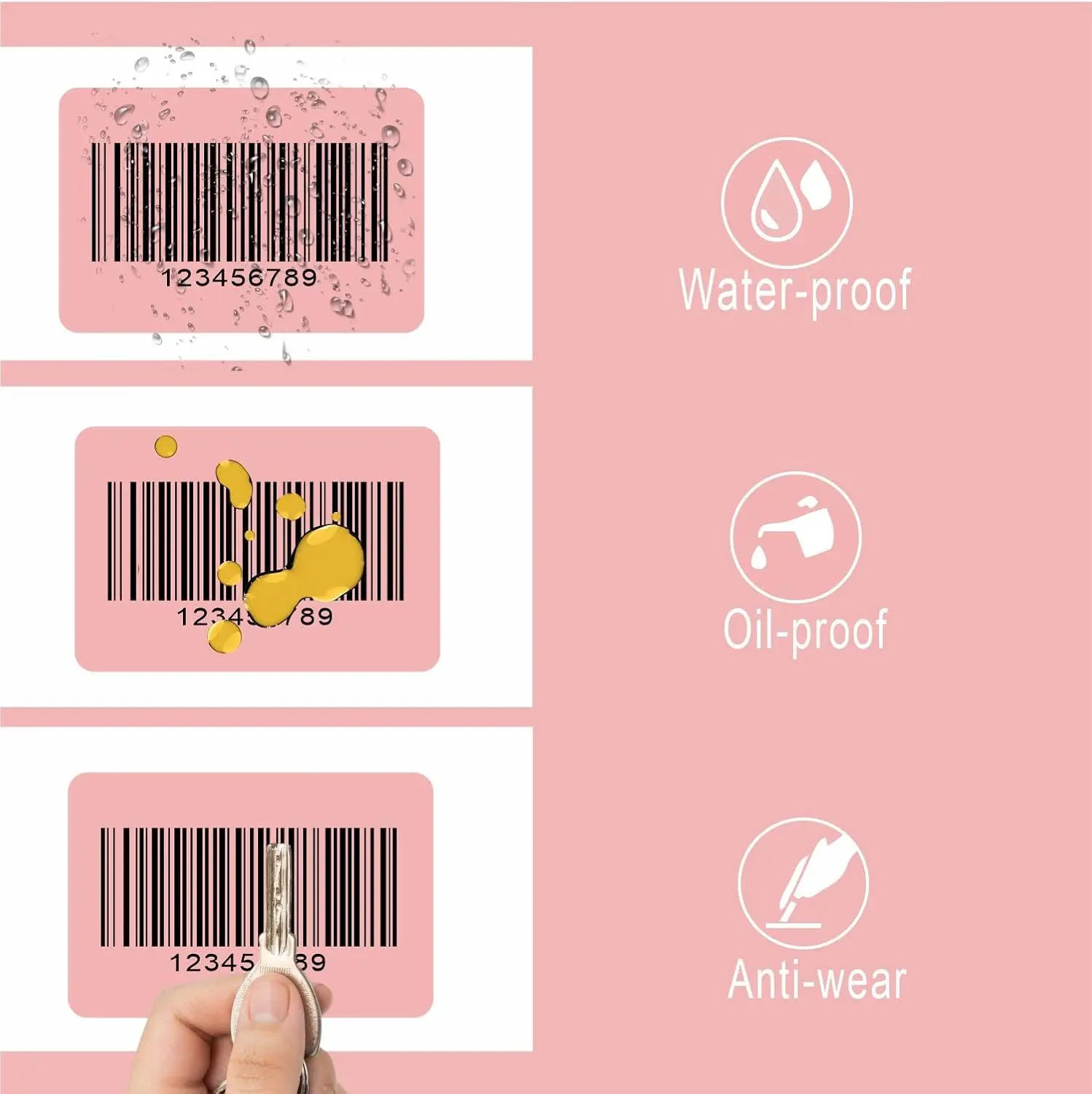 Custom Thermal Label Pink Thermal Sticker Thermal Printer for Shipping Label Printer Label Shipping Thermal Waybill Paper Roll