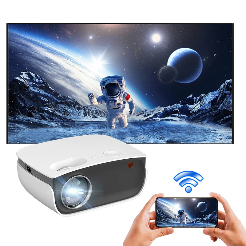 Newest Model Full Hd 1080p Best Projector Led 1920*1080p 5000lumens 3d Galaxy Projector