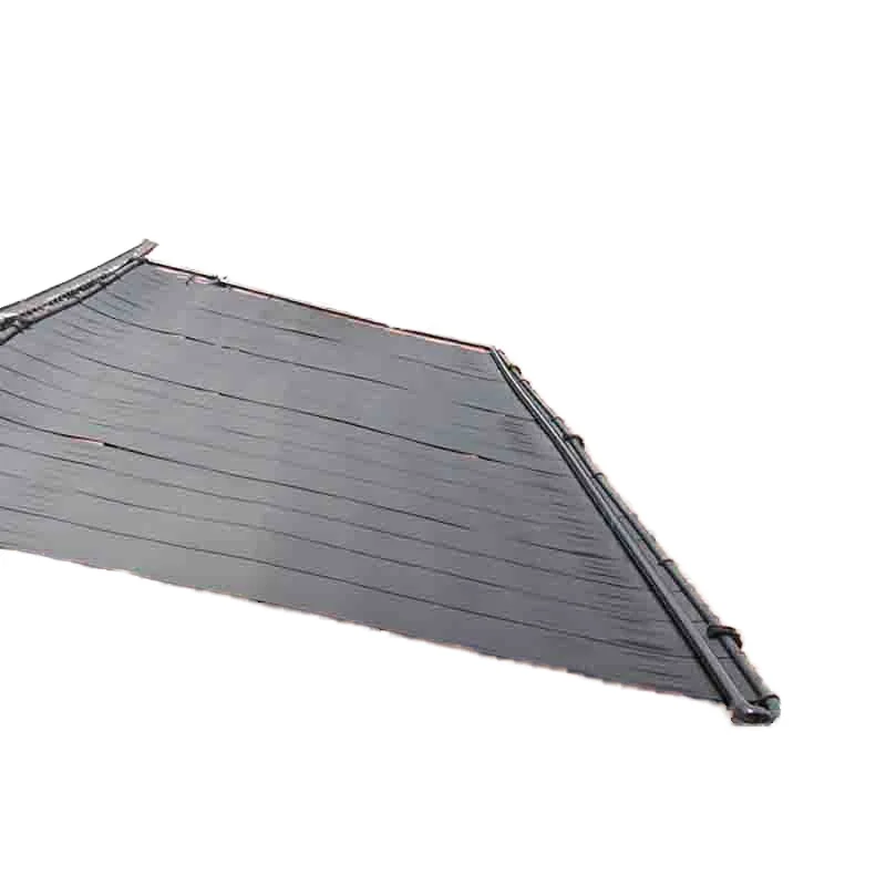 China 20L Good Quality PVC Solar Pool Shower Mat Collector Plastic Swimming Pool Solar Thermal Water Heating System