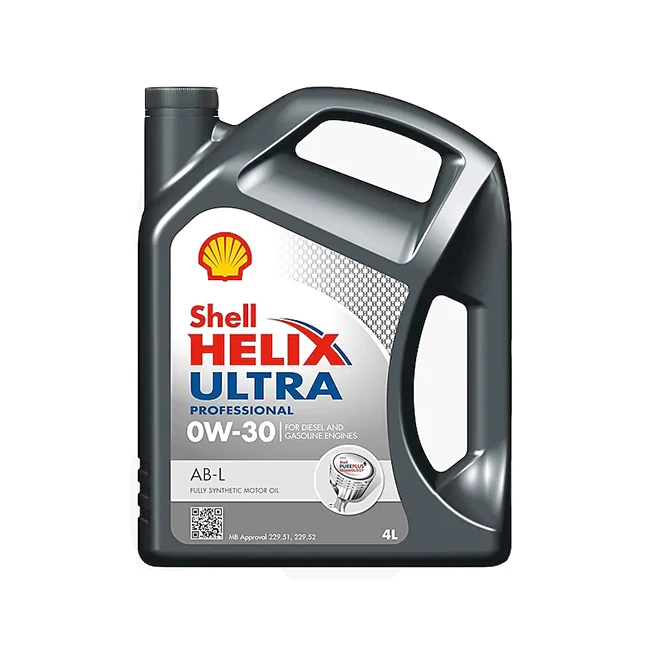 
Shell Helix Ultra Professional AB-L 0W-30 Fully Synthetic Automobile Car Engine Oil for Diesel or Gasoline Engine, 4 liter box 