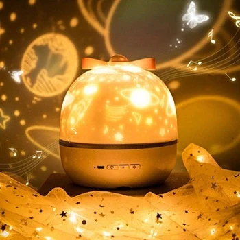 Christmas Night Lights Moon Star LED Light Motion Sensor Indoor Decorative LED Night Light For Birthday Gift
