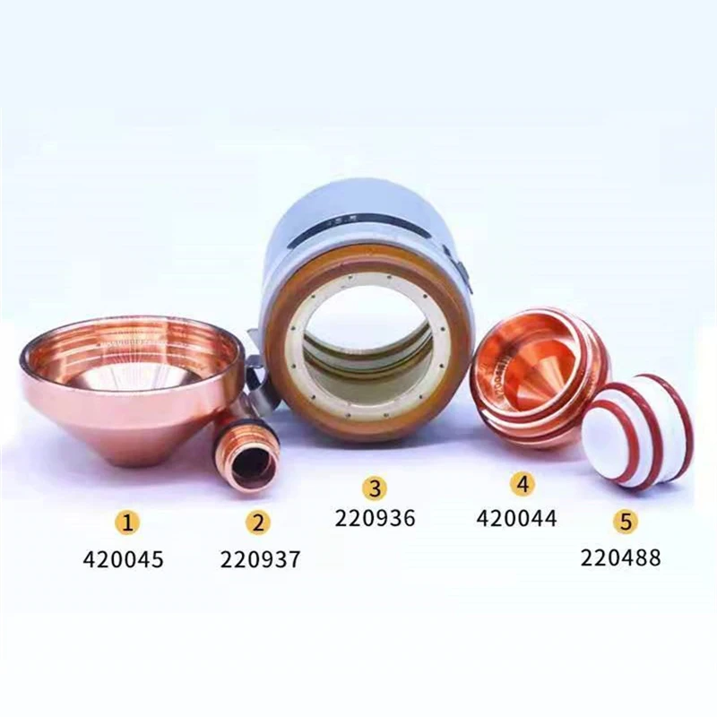 Long Service Life CNC Straight Maxpro200 Plasma Torch 420087 Plasma Cutting Torch Gun Consumables