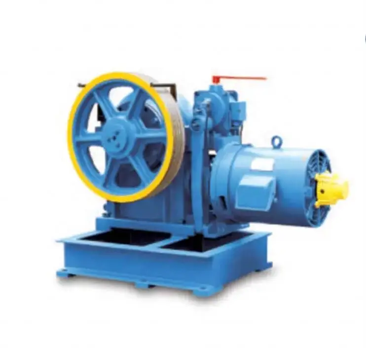 Easy operation hot sale noiseless Elevator Geared Traction Machine for passenger elevators
