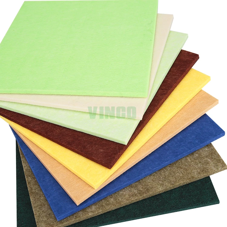 acoustic Polyester Fiber Panels for Sound Absorber and Noise Barriers for wall