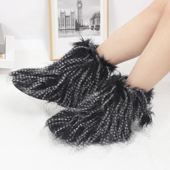 High standard beautiful appearance long-durable flexible fashion warm thickened fur  boots for women