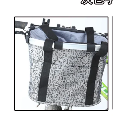 Bike Bag Bicycle Basket Bicycle Knapsack Aluminum Alloy Frame Carrier Bike Front Carrier Bag Pet Pouch Outdoor Rucksack