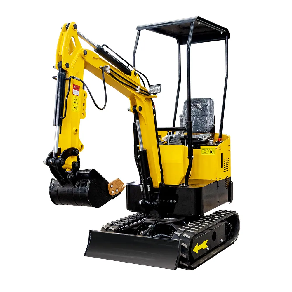 1000kg Home Use Mini Excavators Famous Motor Cylinder Power Building Engine Unique Mini Digger Bucket Crawler Home Use