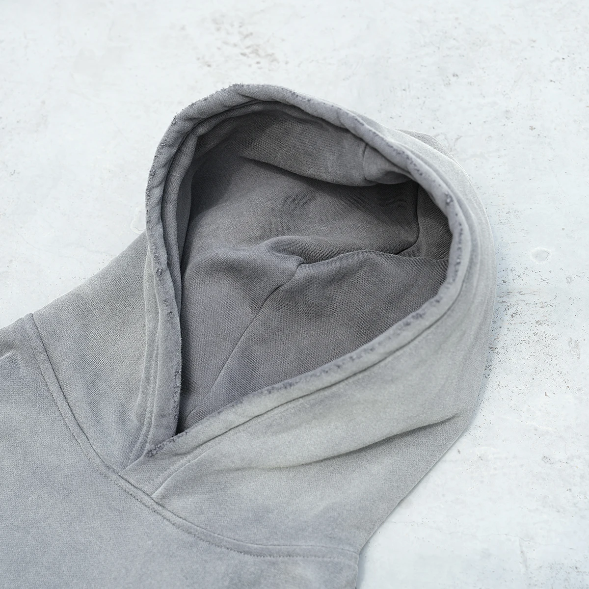 Cropped Heavyweight autumn cotton 400 gsm essentials oversized custom logo men hoodie high quality distressed acid wash hoodies