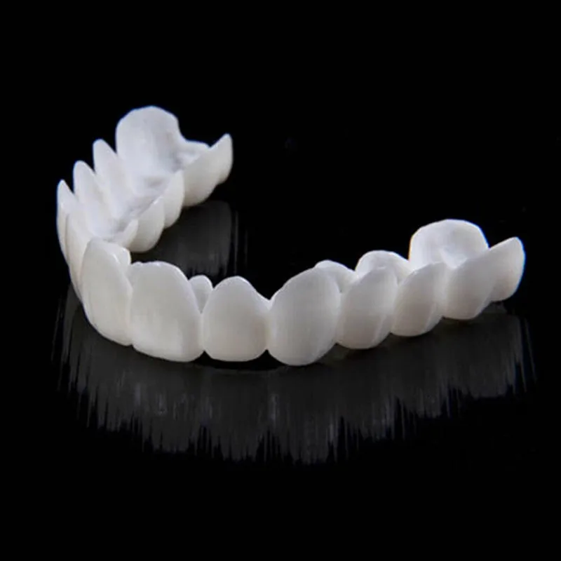 Customized label Vagen friendly Upper and Lower Resin False teeth cover Whitening Confortable kit Denture