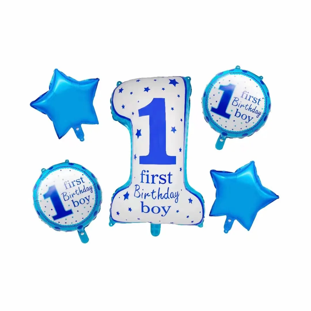 5PCS Cartoon Jungle Animal Forest Party Balloon Set Hedgehog Fox Raccoon Squirrel Balloon For Forest Birthday Party Decoration