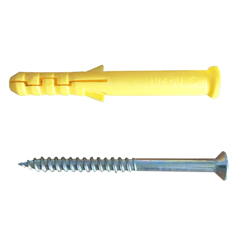 High quality factory price nylon plastic fixing insulation anchor/ expansion plastic pe wall plug anchor