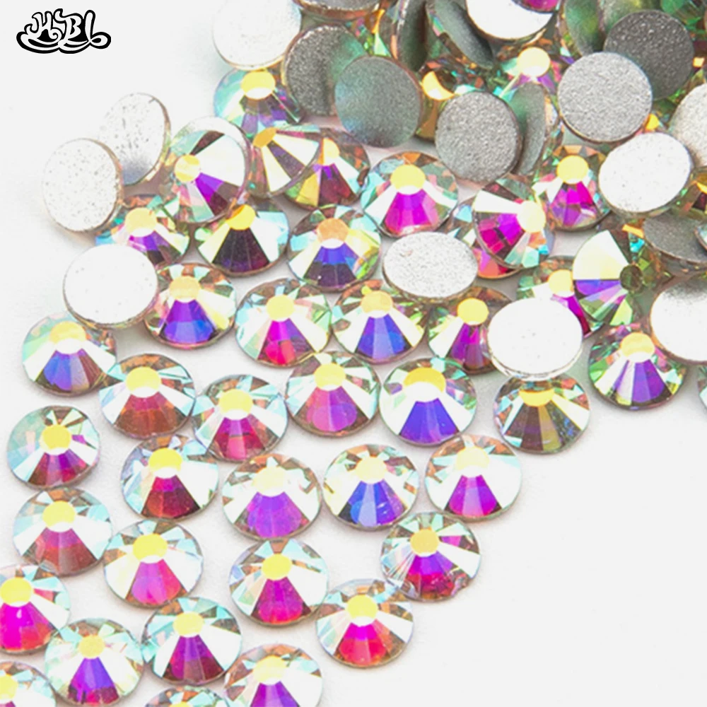 Crystal AB SS34 Best Quality Non Hot Fix Rhinestone For Shoes