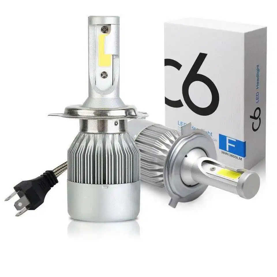 Auto lighting system OEM ODM C6 with built-in driver led headlights 32W led lights car C6 H7 headlamps Auto Lighting Systems