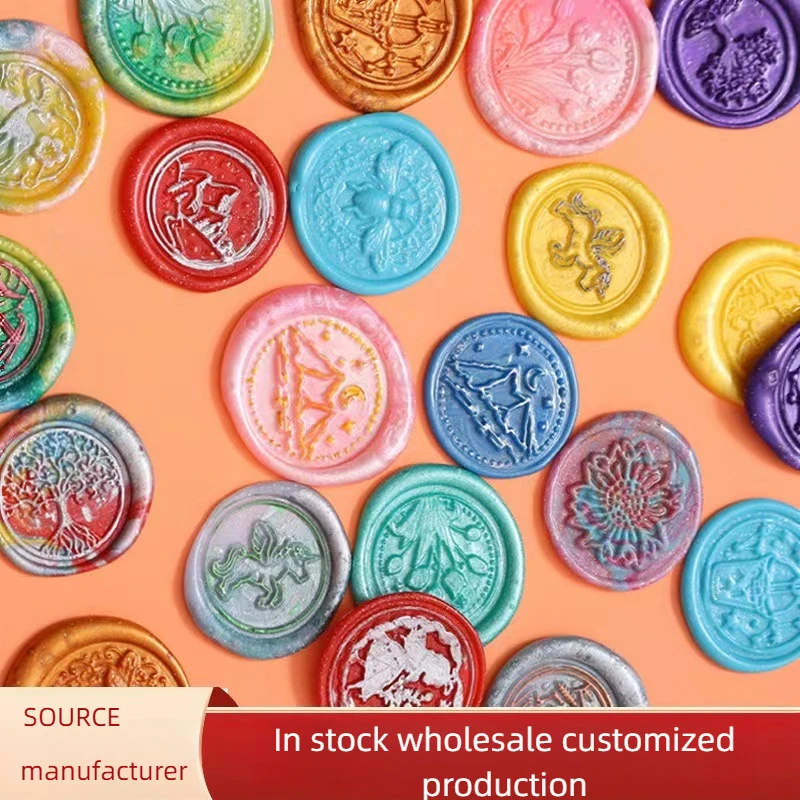 Fire paint wax mark fire paint seal sticker envelope seal wedding invitations fire paint paste logo customization