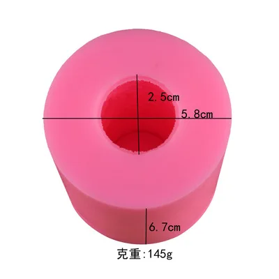 
Fusimai Can-shape Silicone Candle Mould 3D Cylinder Can Shaped Candle Molds 