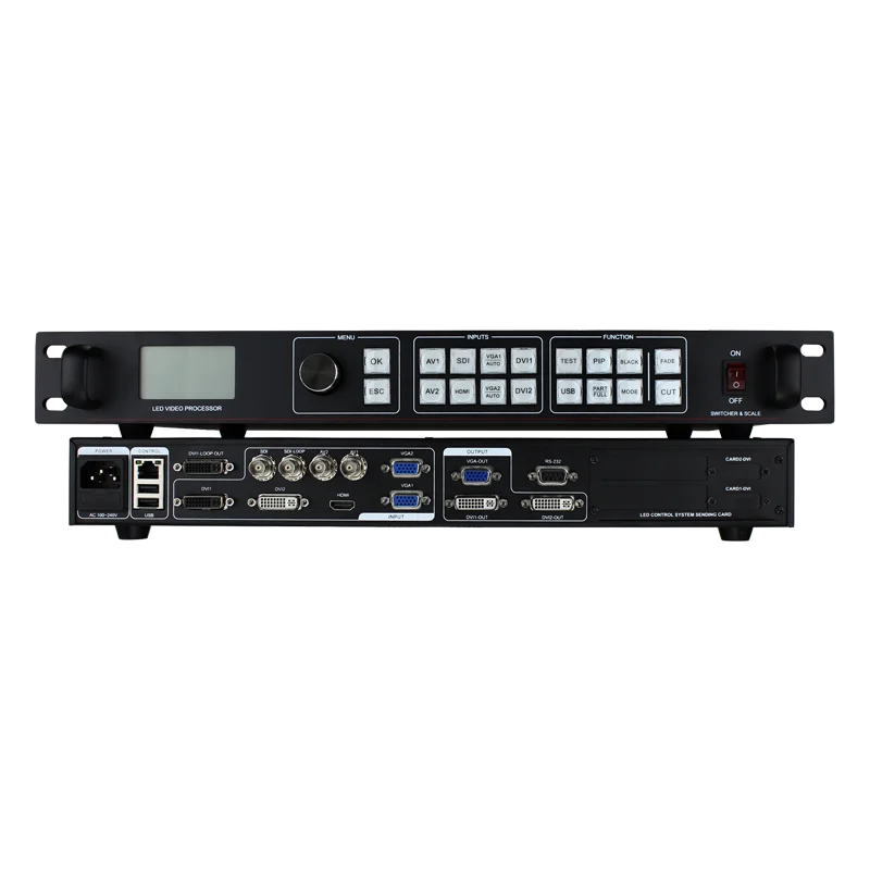 China Manufactory dvp-703 professional led video processor/switcher lvp 605s usb sdi video processor