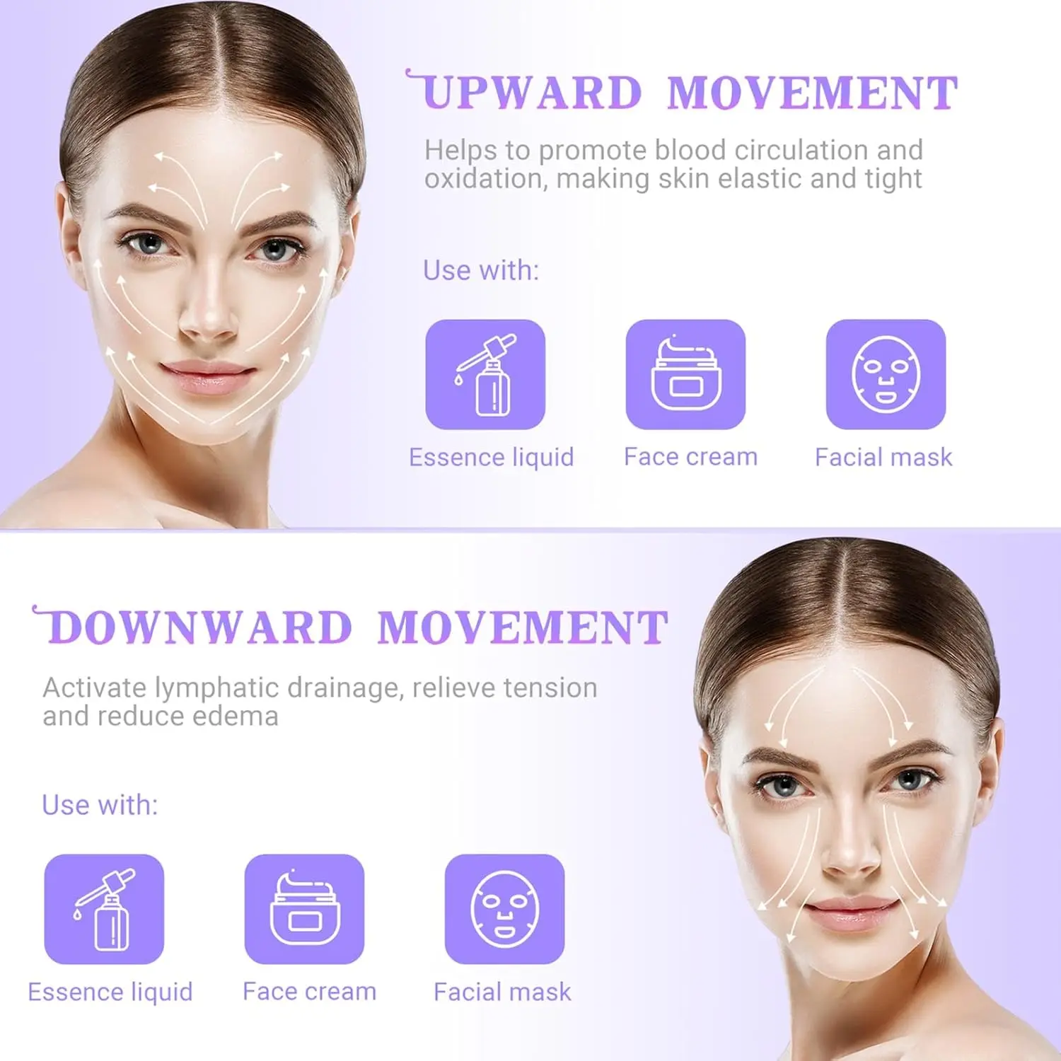 Reduce Puffiness Headaches Enhance Circulation Complexion Cooling Glass Massager Skin Cold Facial Frozen Cryo Roller Ice Globes