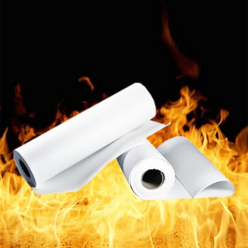 Asbestos Free Ceramic Fiber Paper For Heat Shield And Silencer Heat Preservation