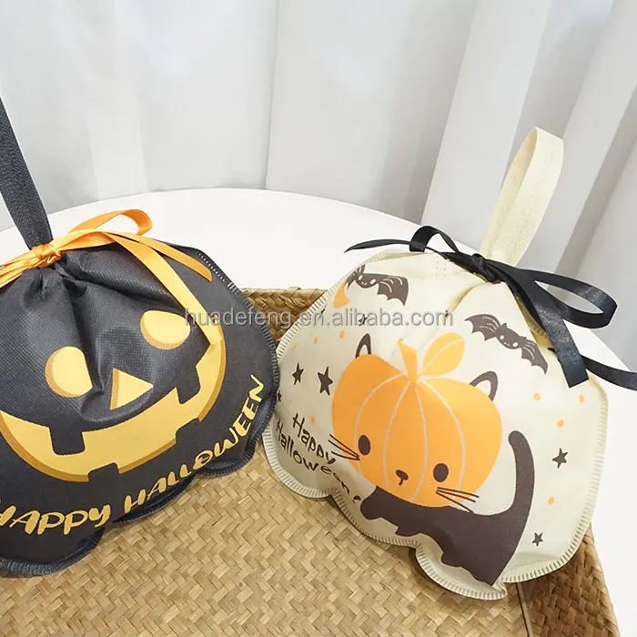 Halloween Party Custom Large Capacity Plastic Reusable Shopping Bag for sale/Advertising/Promotion