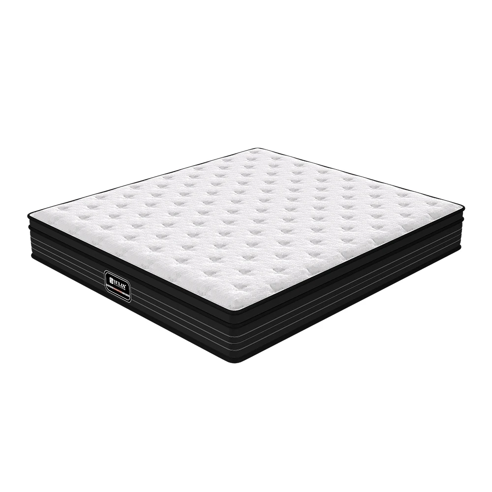 Pocket Spring High Density Gel Memory Foam Hotel Bed Mattress With Natural Latex Vacuum Pack In A Box