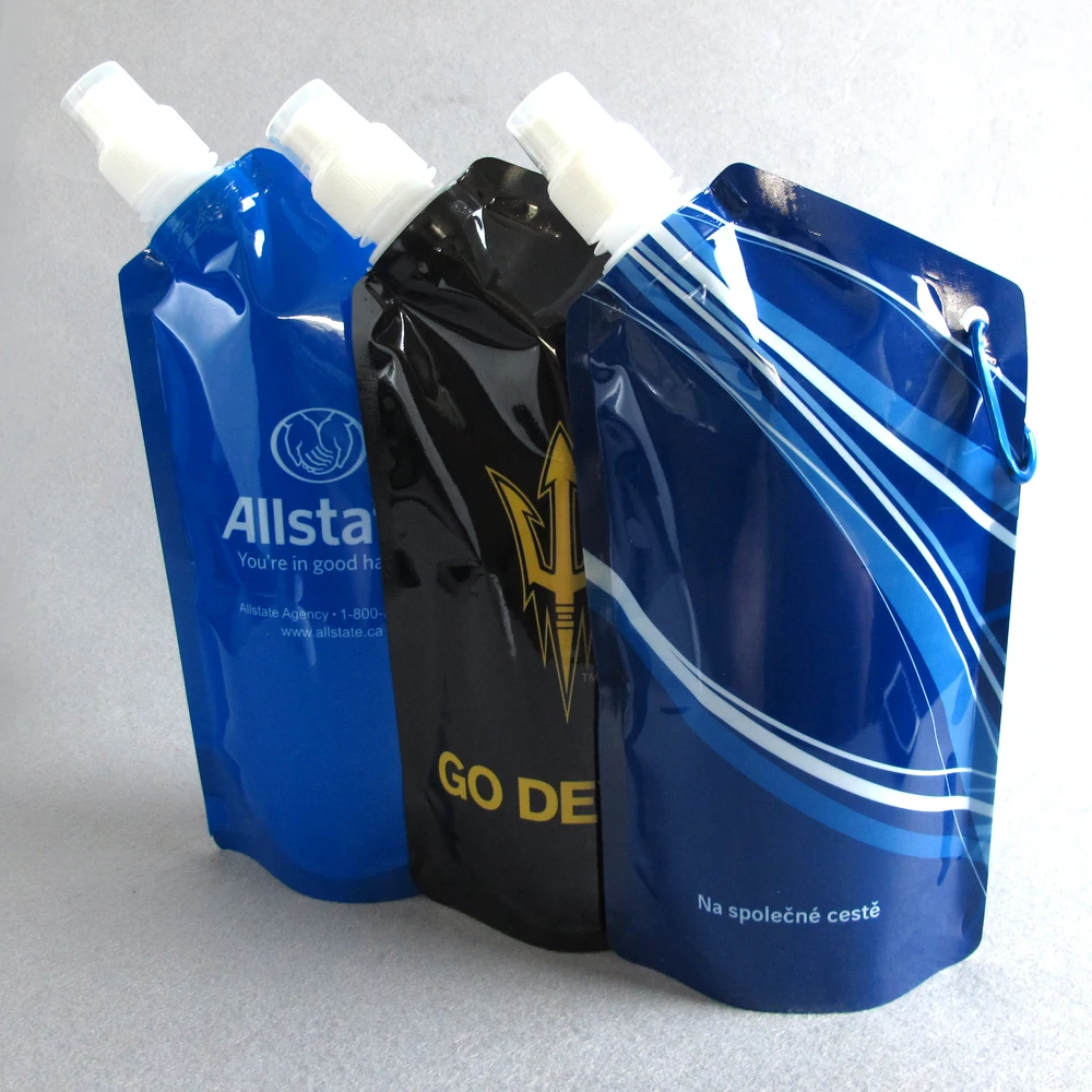 
Custom logo drinking spout liquid pouch beverage packaging pouch bag bottle printed outdoor doypack bags for juice packing 