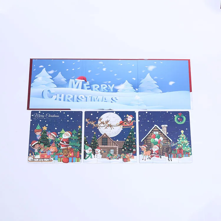 Christmas gift fridge magnet  magnetic jigsaw puzzle new design refrigerator magnetic supplier Educational toys and games
