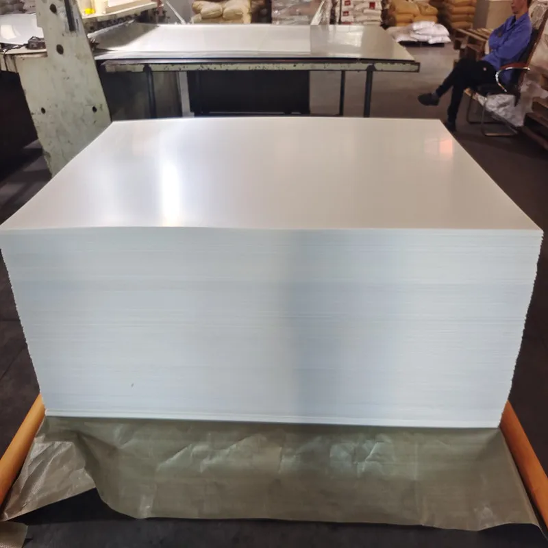 1.5-10mm thermoforming white color PMMA ABS plastic sheet