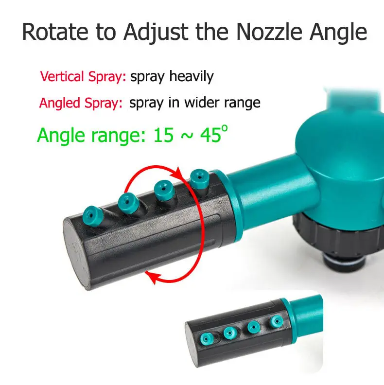 Garden Smart Irrigation Sprinkler Low Pressure 360 Degree Automatic Oscillating Sprinkler