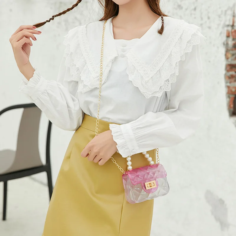 Pvc Cute Candy Jelly Bags Mini Kid mini bags women handbags ladies